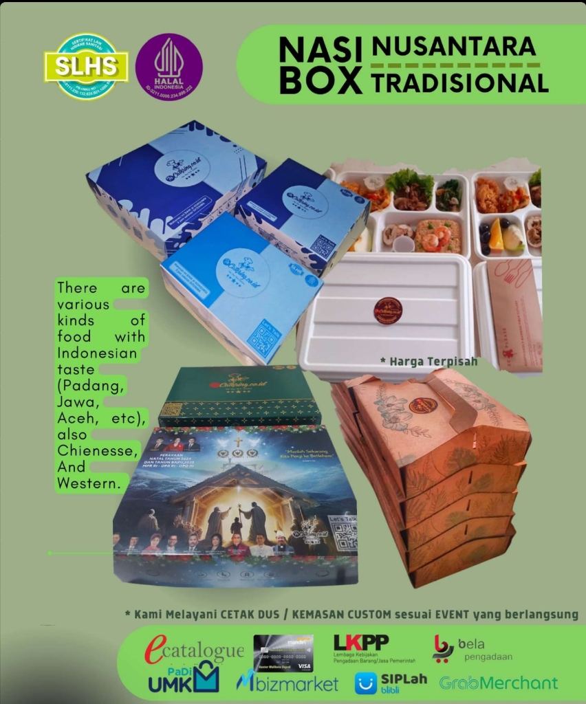 Kemasan Dus Custom Box InCatering